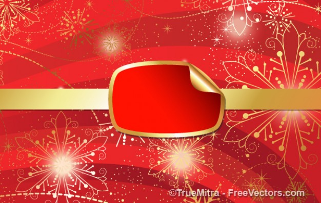 Christmas red Do it yourself banner with gold sparkles abstract background about Business Consumer G